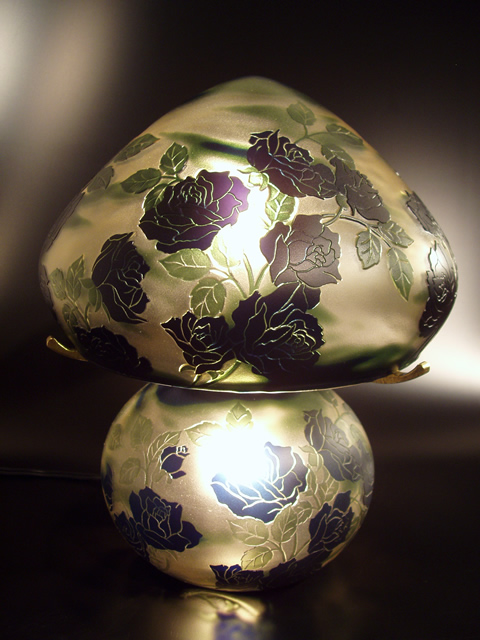 ランプ 「薔薇」